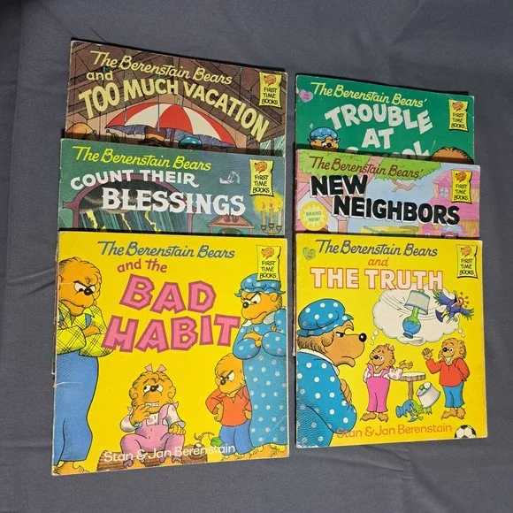 Berenstein Bears Lot of 18 Paperback Kids Books  Bad Habit No Girls Allowed Etc - Picture 4 of 5
